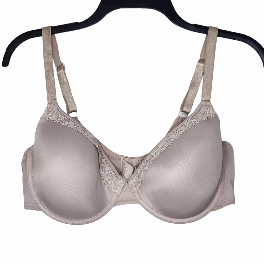 Ellen Tracy Women's 38D Everyday T-Shirt Underwire Mink In Good Condition